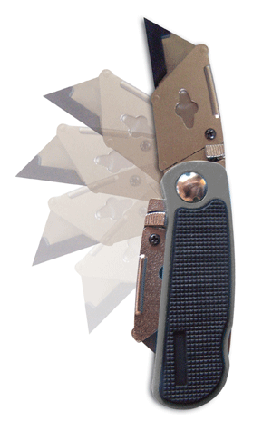 Tajima LC-500 Heavy Duty Ergonomic Utility Knife, Auto Blade Lock
